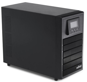 UPS nJoy Aten Pro 3000, 3000VA/2700W, On-line, LCD Display, 4 Prize Schuko, management, dubla conversie